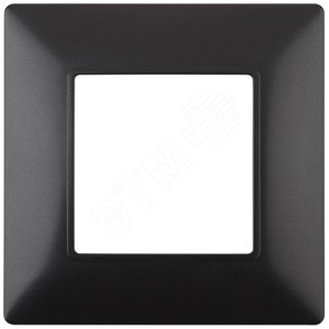 Рамка для розеток и выключателей антрацит пластик ЭРА Elegance 14-5001-05 - ЭРА (Энергия света)