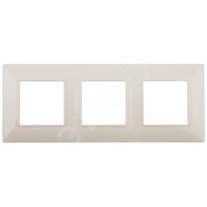 Рамка для розеток и выключателей слоновая кость пластик ЭРА Elegance 14-5003-02