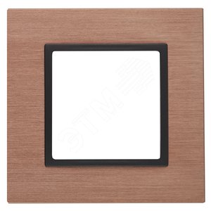 Рамка для розеток и выключателей медь металл ЭРА Elegance 14-5201-14