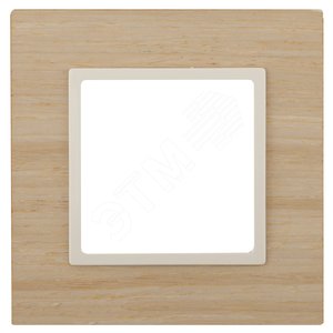 Рамка для розеток и выключателей клён дерево ЭРА Elegance 14-5301-11