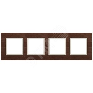Рамка для розеток и выключателей дуб дерево ЭРА Elegance 14-5304-09