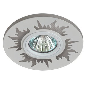 Светильник декор cо светодиод. подсветкой DK LD30 WH MR16, 220V, max 11W, белый | Б0036478 | ЭРА