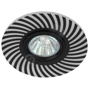 DK LD32 BK Точечные светильники ЭРА декор cо светодиодной подсветкой MR16, 220V, max 11W, черный | Б0036501 | ЭРА