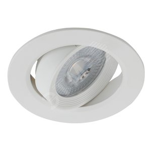 KL LED 22A-5 4K WH Точечные светильники ЭРА светодиодный круглый поворотн. LED SMD 5W 4000K, белый (Б0037037)