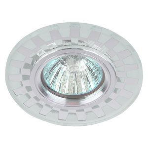 Светильник DK LD47 SL декор cо светодиодной подсветкой MR16, зеркальный | Б0037358 | ЭРА