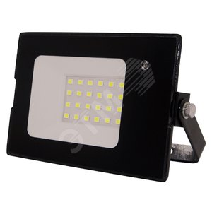 Прожектор светодиодный ДО-20 Вт 6500К 1400 ЛмIP65 200-240В встроенный датчик движения черный 20w холодный корпус LPR-041-1-65K-020