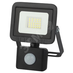 Прожектор светодиодный ДО-20W LPR-041-2-65K-020 ЭРА 20Вт 1600Лм 6500К датчик движения регулируемый 100x130x45 (Б0043585)