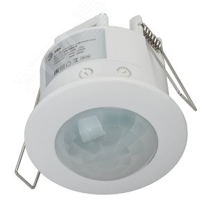 Датчик движения белый 1200 Вт IP20 360 градусов 6М 50/1050 MD 018 - ЭРА (Энергия света)
