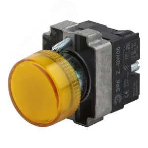 Индикатор LAY5-BU65 желтого цвета d22мм (Б0045622) - ЭРА (Энергия света)