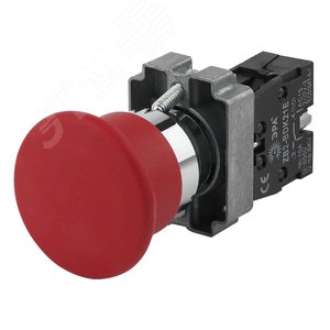Кнопка управления LAY5-BC42‘‘Грибок‘‘красная 1р (Б0045643) - ЭРА (Энергия света)