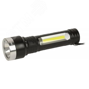 Фонарь светодиодный UA-501 универсальный, аккумуляторный, COB+LED, 5 Вт, резина - ЭРА (Энергия света)