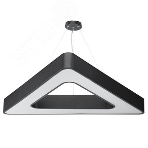 Светильник светодиодный Geometria Delta SPO-153-B-40K-030 30Вт 4000К 2100Лм IP40 600*600*80 черный подвесной ЭРА - фото 2