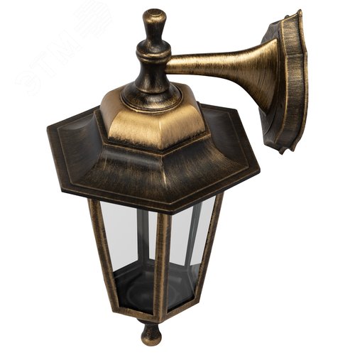 Светильник настенный НБУ 06-60-001 шестигранный под бронзу IP44 Е27 max60Вт 3