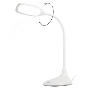 NLED-452-9W-W Светильники настольные ЭРА наст.светильник NLED-452-9W-W белый (Б0019128) - фото 7