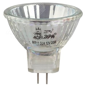 Лампа накаливания галогенная GU4-MR11-20W-12V-30CL (галоген, софит, 20Вт, нейтр, GU4) (10/200/12000) - фото 3