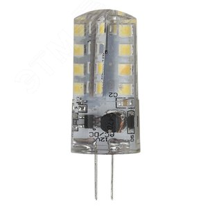 Лампа светодиодная LED 3 Вт 240Лм 4000К капсула нейтральный G4 12В LED JC-3W-12V-840-G4 Standart 3