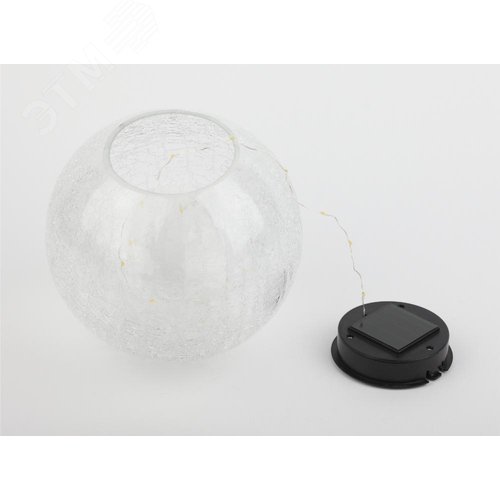 Садовый светильник Шар на солнечной батарее, 20 LED 20 cм ERASF08-25 ЭРА (Б0044233) - фото 10
