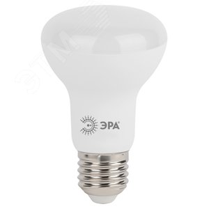 Лампа светодиодная LED R63-8W-840-E27 (диод, рефлектор, 8Вт, нейтр, E27 (10/100/1200) ЭРА (Б0028490) - фото 3