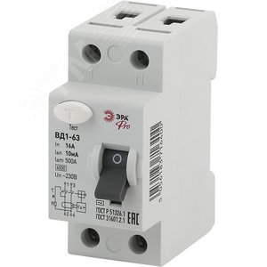 УЗО ВД1-63 Электромеханическое 1P+N 16А 10mA NO-902-65 Pro