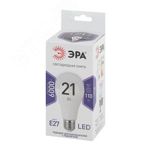 Лампа светодиодная LED 21 Вт 1680Лм 6000К груша холодный E27 170-265В LED A65-21W-860-E27 Standart 2