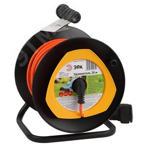 Удлинитель силовой RPx-1-2x1-30m на п. катушке б/з 1 гн 30м ПВС 2x1 RPx-1-2x1-30m - ЭРА (Энергия света)
