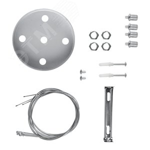 Светильник светодиодный Geometria Quadro SPO-162-W-40K-070 70Вт 4000К 4200Лм IP40 800*800*80 белый подвесной ЭРА (Б0050584) - фото 4