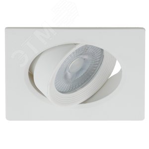 KL LED 21A-5 4K WH Точечные светильники ЭРА светодиодный квадратный поворотн. LED SMD 5W 4000K, белый (Б0037035) - фото 3