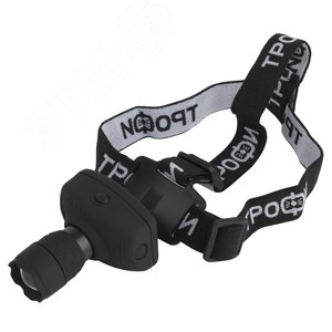 Фонарь налобный светодиодный 3Вт 50Лм IP40 SMD 2 режима на батарейках 3xAAA (в комплект не входят) GB-301 черный с регулируемым фокусом - фото 5