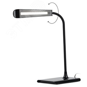 Светильник настольный светодиодный черный NLED-474-10W-BK 6