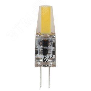 Лампа светодиодная LED 1.5Вт JC COB 2700К G4 теплый капсула 12V (Б0033197) 3