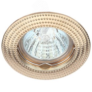 Светильник литой  MR16,12V/220V, 50W золото KL55 GD  ЭРА (Б0017100) 3
