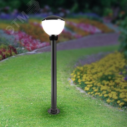 Светильник напольный садово-парковый НТУ 01-75-002 Аква 1303 черный IP54 Е27 max75Вт h850mm 7