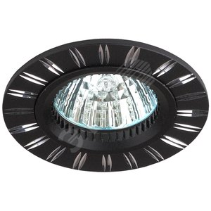 Светильник точечный KL33 50Вт MR16 черный/хром алюминиевый | C0043820 | ЭРА