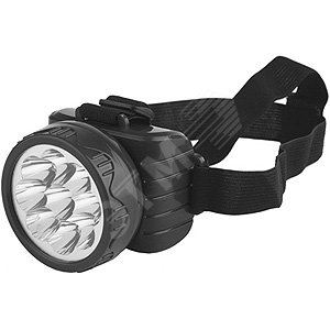 Фонарь налобный светодиодный 4Вт 50Лм IP40 LED 2 режима аккумуляторный TG9 черный - ЭРА (Энергия света)