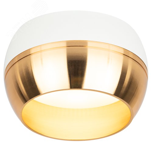 Подсветка декоративная накладной под GX53  белый/золото OL14 GX53 WH/GD  ЭРА (Б0049038) - фото 4