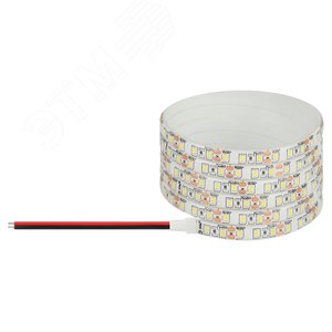 Лента светодиодная 9,6Вт/м 12В 3000К IP65 120LED/м LS2835-120LED-IP65-WW-eco-5м