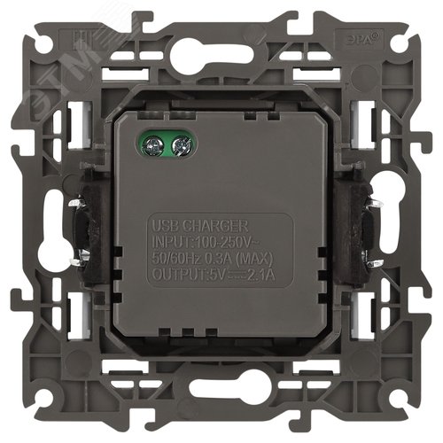 Устройство зарядное USB, 5В-2100мА, Эра Elegance, белый, 14-4110-01 5