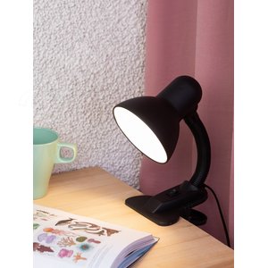 Светильник настольный на прищепке черный матовый N-102-E27-40W-BK 7