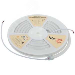 Лента светодиодная термостойкая для бани 9,6Вт/м 24В 3000К IP68 120LED/м LS2835-9,6-120-24-3000K-IP68-3 year-5m - ЭРА (Энергия света)