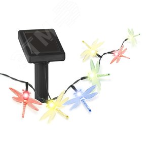 SL-PL550-DGF20 Садовый светильник на солнечной батарее, пластик, прозрачный, длина 550 см | Б0018800 | ЭРА - ЭРА (Энергия света)