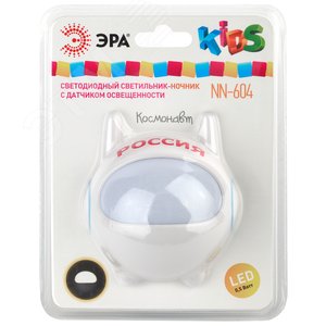 Ночник NN-604-LS-W белый (42/84/1008) ЭРА (Б0019096) 2