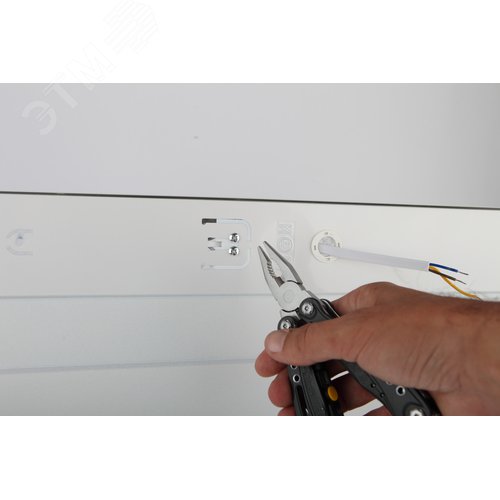 Светильник светодиодный ДВО/ДПО-48Вт 4800Лм 6500К IP40 595х595 призма с проводом SPO-6-48-6K-P (4) 5