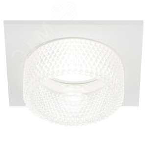 Встраиваемый светильник декоративный ЭРА DK110 WH/CL MR16 GU5.3 белый прозрачный - ЭРА (Энергия света)