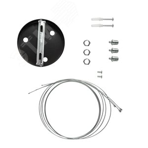 Светильник светодиодный Geometria Igrek SPO-143-B-40K-056 56Вт 4000К 3700Лм IP40 900*900*80 черный подвесной ЭРА (Б0050571) - фото 5