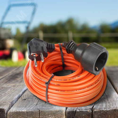 Удлинитель силовой UPx-1e-3x0.75-10m-IP44 в бухте c/з 1 гнездо 10м ПВС 3х0.75 UPx-1e-3x0.75-10m-IP44 3