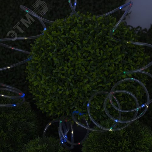 Садовый дюралайт на солнечной батарее, мультиколор, 5 м ERANN24-12 ЭРА ЭРА (Б0044221) 4