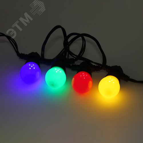 Гирлянда  Белт Лайт набор 10 м, ERABL-MK10 30 LED ламп (шаг 30 см), мультиколор, 220 В, каучук ЭРА (Б0047955) - фото 4