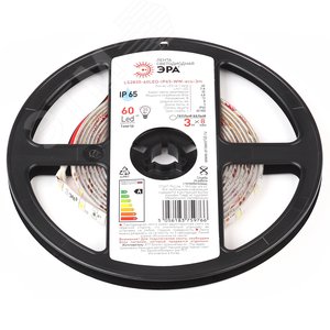 Лента светодиодная LS2835-60LED-IP65-WW-eco-3m (80/1920) ЭРА (Б0035589)