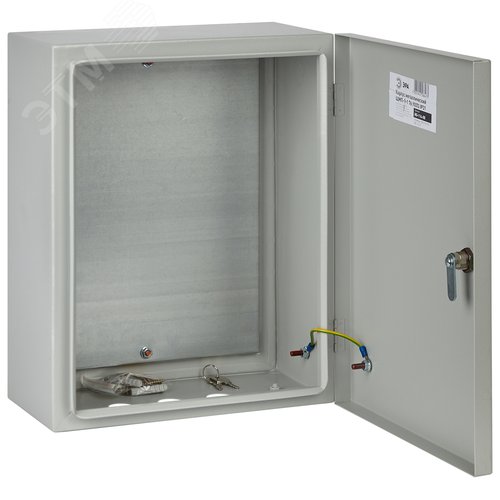 Корпус металлический ЩМП-1-1 (400х300х155) IP31 УХЛЗ серый - фото 2