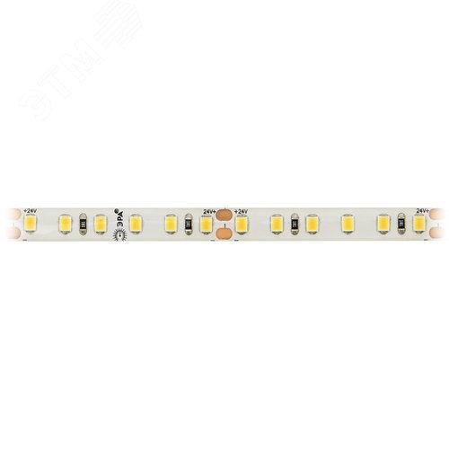 Лента светодиодная 14,4Вт/м 24В 2700К IP65 120LED/м LS2835-14,4-120-24-65-2700К-5m 3